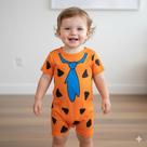 Body Infantil Fred Flintstone 0 A 12 Meses