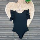 Body Infantil Frufru Babado Tendência Modinha Meninas Luxo