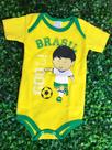 Body Infantil Manga Curta Masc/Fem Estampa Copa Brasil