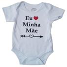 Body Infantil Manga Curta Moms Baby 3-6 Meses - Basic +