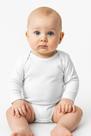 Body Infantil Manga Longa para Bebê Branco em Poliplex - Conforto e Praticidade Body Infantil Manga Longa para Bebê Branco em Poliplex - Conforto e Praticidade