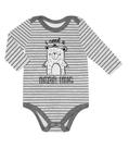Body Infantil Masculino Rovitex Kids Cinza - Rovitex Baby