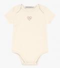 Body Infantil Menina Trick Nick Bege