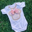 Body Infantil Minnie LUXO