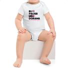 Body infantil Pausei o meu dorama Rosa Body infantil Pausei o meu dorama Rosa