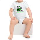 Body infantil Pausei o meu dorama Verde Body infantil Pausei o meu dorama Verde