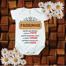 Body Infantil sublimado (padrinho e madrinha)
