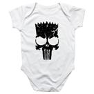 Body intantil Bart Punisher Justiceiro Simbolo