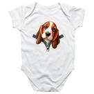 Body intantil Basset Hound no Ziper