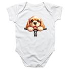 Body intantil Cavalier King Charles Spaniel no Ziper Body intantil Cavalier King Charles Spaniel no Ziper