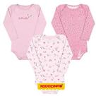Body kiko baby - kit com 3 unidades de algodão