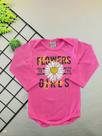 Body Longo Rosa Flowers Body Longo Rosa Flowers