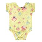 Body Look Jeans Cirrê Estampado - AMARELO - P