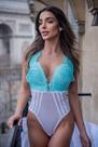 BODY LUXO ANGEL VERDE ÁGUA - Lingerie Sensual Feminina BODY LUXO ANGEL VERDE ÁGUA - Lingerie Sensual Feminina