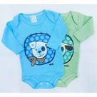 Body M/Longa Urso com Bandana - Mub - Ref.:2819 Body M/Longa Urso com Bandana - Mub - Ref.:2819