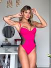 Body/maiô Boneca Rosa
