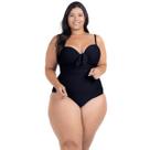 Body Maiô Costas Nuas Modelador Disfarça Barriga Drapeado