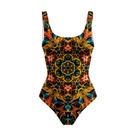 Body Maiô Estampado Mandala Energia Elétrica
