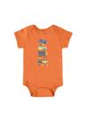 Body Manga Curta Essentials Bebê Menino (Laranja) Up Baby