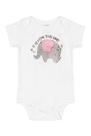 Body Manga Curta Feminino com Strass - UP BABY