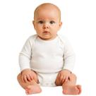 Body Manga Longa Botões Infantil Bebê Brandili
