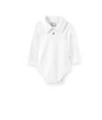 Body Manga Longa Gola Polo Branco Pingo Lelê 66258 Body Manga Longa Gola Polo Branco Pingo Lelê 66258