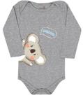 Body Manga Longa Menino Kiko E Kika Bory Masculino Bori Bebê Cinza Azul Verde REF. 10915