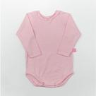 Body Manga Longa Modal Extensível Cristal Rosa Concuca