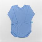 Body Manga Longa Modal Extensível Frozen Azul Concuca