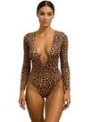 Body Maryland Manga Longa com Decote Profundo