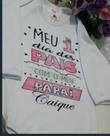 Body meu 1 dia dos pais 100% poliester
