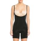 Body moldeador SPANX OnCore con busto abierto y cobertura hasta medio muslo, negro, talla M