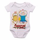 body nenê criança roupa bebê Adventure Time Jake Finn corações