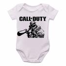 body nenê criança roupa bebê Call of Duty