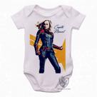 body nenê criança roupa bebê Capitã Marvel Carol Danvers body nenê criança roupa bebê Capitã Marvel Carol Danvers