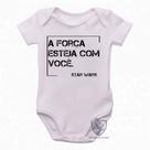body nenê criança roupa bebê Frase Star Wars