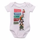 body nenê criança roupa bebê Gravity Falls pilha nomes