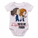 body nenê criança roupa bebê Grey's Anatomy Meredith Cristina