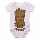 body nenê criança roupa bebê Groot Bebê