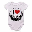 body nenê criança roupa bebê I love rock body nenê criança roupa bebê I love rock