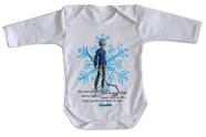 body nenê criança roupa bebê manga longa A Origem dos Guardiões Jack Frost
