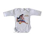 body nenê criança roupa bebê manga longa Alladin