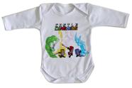 body nenê criança roupa bebê manga longa Castle Crashers body nenê criança roupa bebê manga longa Castle Crashers