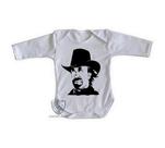 body nenê criança roupa bebê manga longa Chuck Norris Texas Ranger