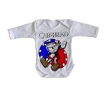body nenê criança roupa bebê manga longa Cuphead game body nenê criança roupa bebê manga longa Cuphead game