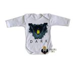 body nenê criança roupa bebê manga longa Dark Caverna