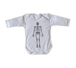 body nenê criança roupa bebê manga longa Esqueleto humano body nenê criança roupa bebê manga longa Esqueleto humano