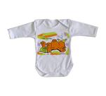 body nenê criança roupa bebê manga longa Garfield I hate mondays body nenê criança roupa bebê manga longa Garfield I hate mondays