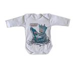 body nenê criança roupa bebê manga longa Groot fita 2