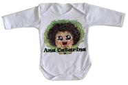 body nenê criança roupa bebê manga longa Irmão do Jorel Ana Catarina
